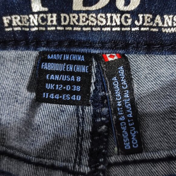 FDJ Suzanne jeans Caori High-rise Straight women's size 8 ink blue colour - Picture 7 of 14